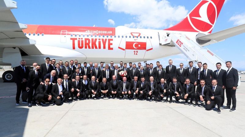 A Milli Takımımız Almanya'ya gitti