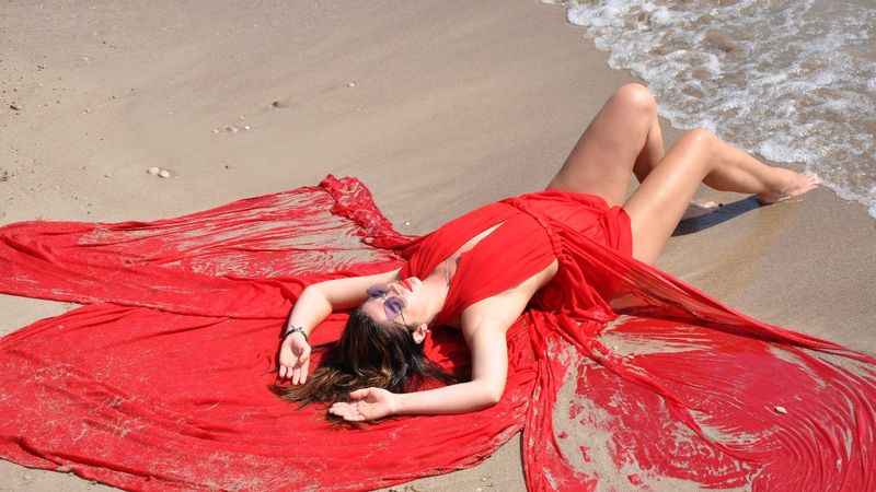 Antalya'da gelen turistler tatil anılarını ölümsüzleştirdi