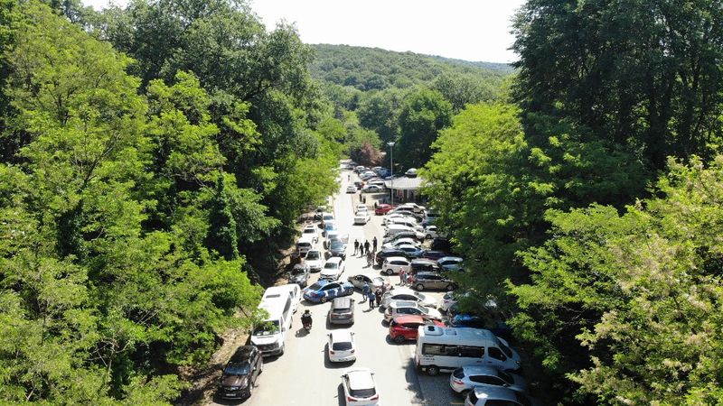Belgrad Ormanı'nda kısıtlamasız ilk cumartesi yoğunluğu