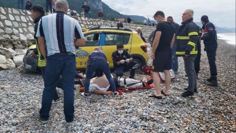 Kastamonu'da deniz kenarına düşen taksici öldü