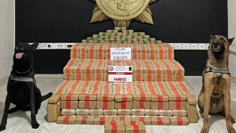 Yüksekova’da 271 kilogram eroin bulundu