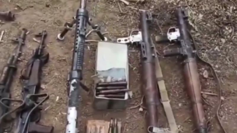 Irak'ta mağarada çok sayıda silah ve mühimmat bulundu