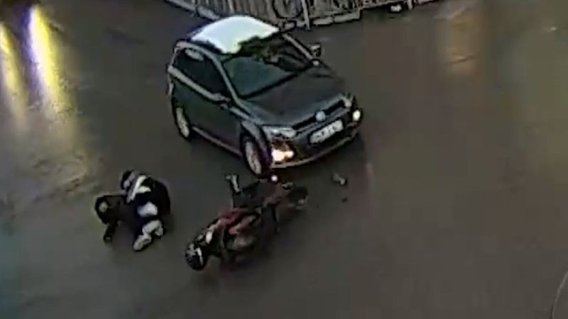 Aksaray’da MOBESE kameralarına yansıyan kazalar