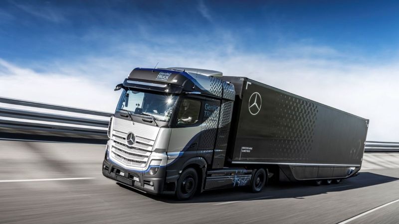 Daimler'in hidrojen yakıtlı kamyonu testlere başladı