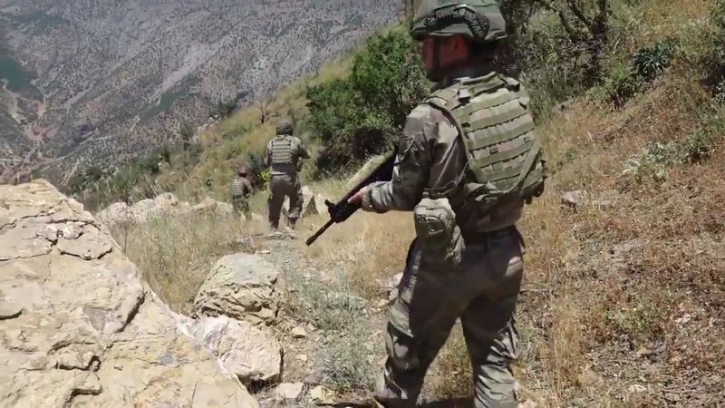 Irak'ın kuzeyinde 2 terörist öldürüldü