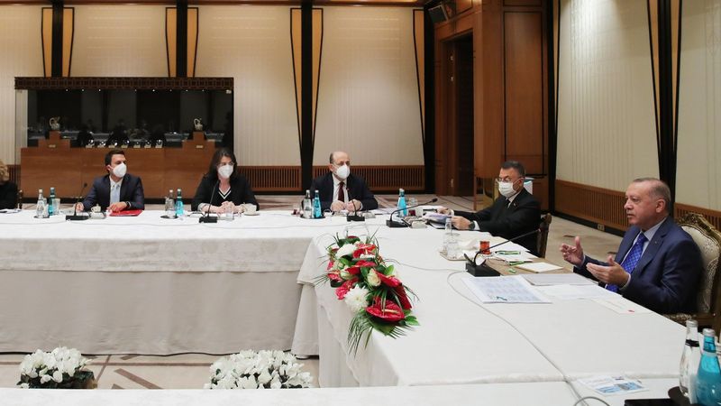 Cumhurbaşkanı Erdoğan'dan akademisyenlerle müsilaj toplantısı