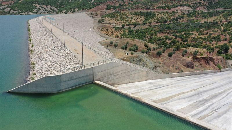 Kilis'teki Yukarı Afrin Barajı, bugün açıldı