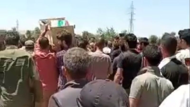 Afrin'de terör saldırısıyla hayatını kaybeden 13 sivil toprağa verildi