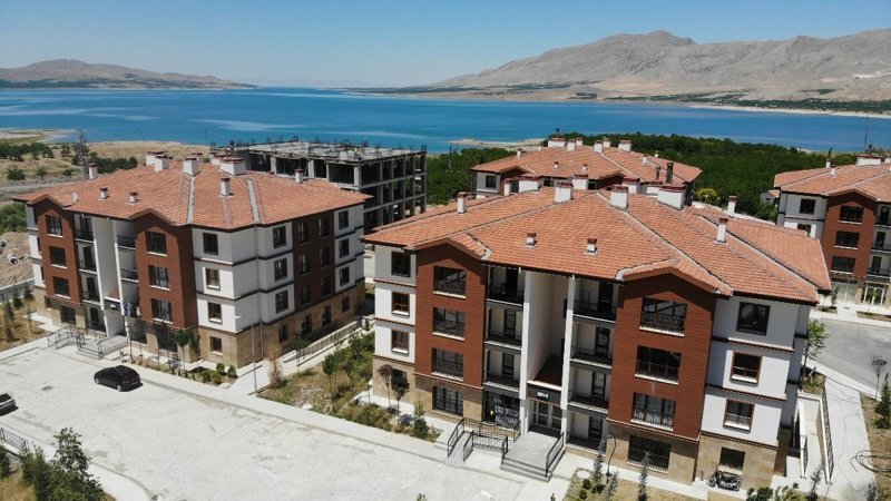 Malatya'da depremzedeler için yapılan konutlar