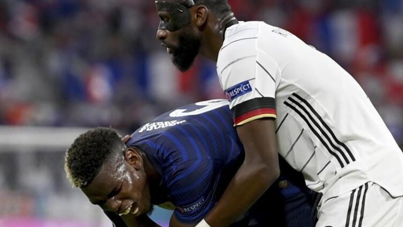 Pogba kendisini ısıran Rüdiger'i affetti