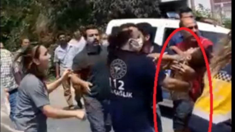 Mersin’de servis şoförü suya düşen çocuğu kurtardı