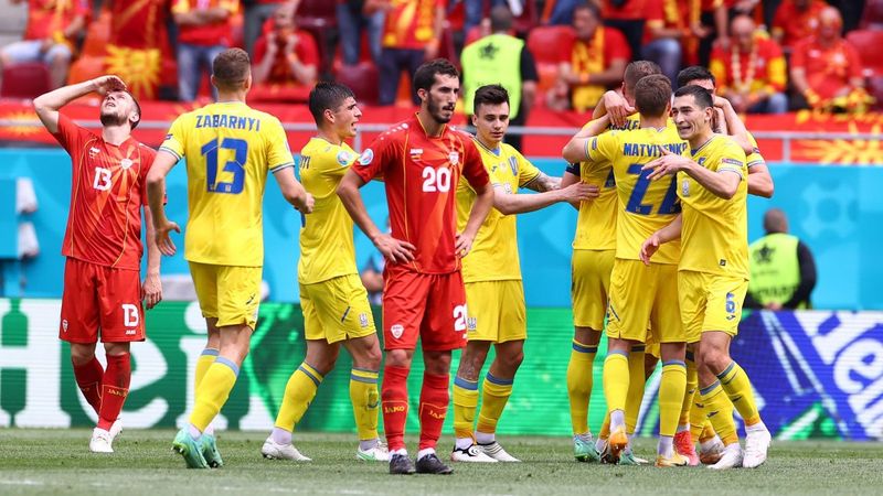 Ukrayna, Kuzey Makedonya'yı 2-1 mağlup etti