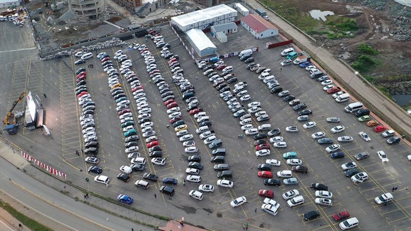 Rize’de arabalı sinema etkinliğine geniş katılım