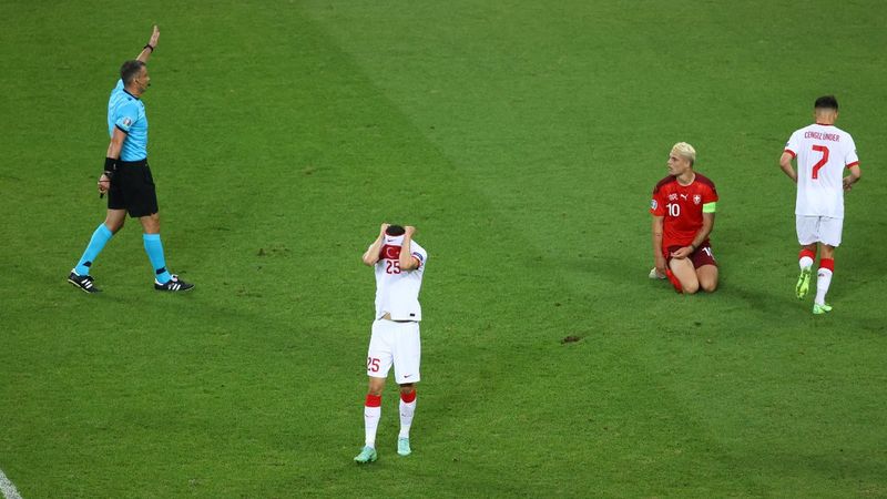 İsviçre'ye de yenilen Türkiye EURO 2020'ye veda etti