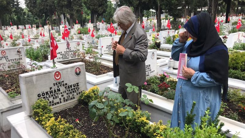 Edirnekapı Şehitliği’nde Babalar Günü buruk geçti