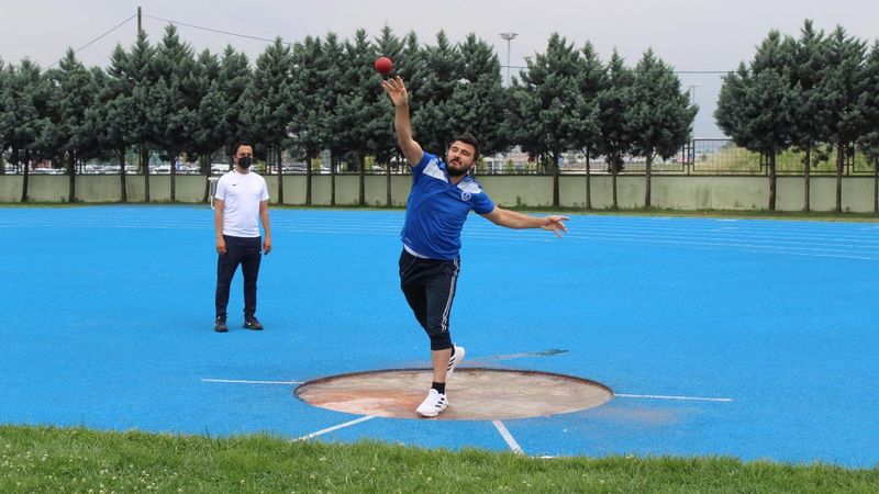 Kocaeli'deki görme engelli Samet, olimpiyata hazırlanıyor