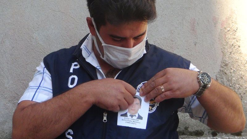 Bodrum'daki şehit polisin şüphelileri, adliyeye sevk edildi