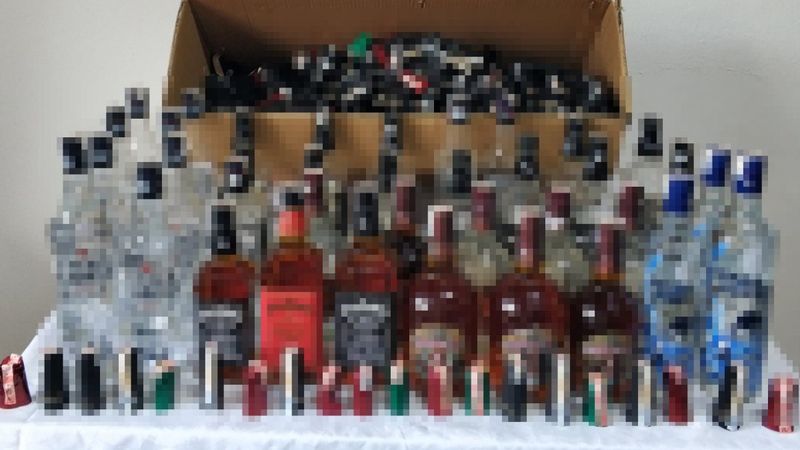 Antalya’da sahte içki operasyonu