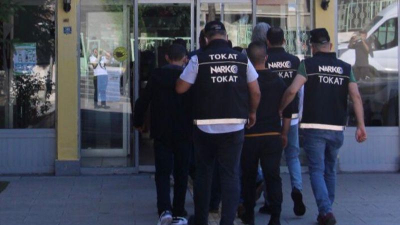 Tokat merkezli narkotik operasyonu: 12 tutuklama