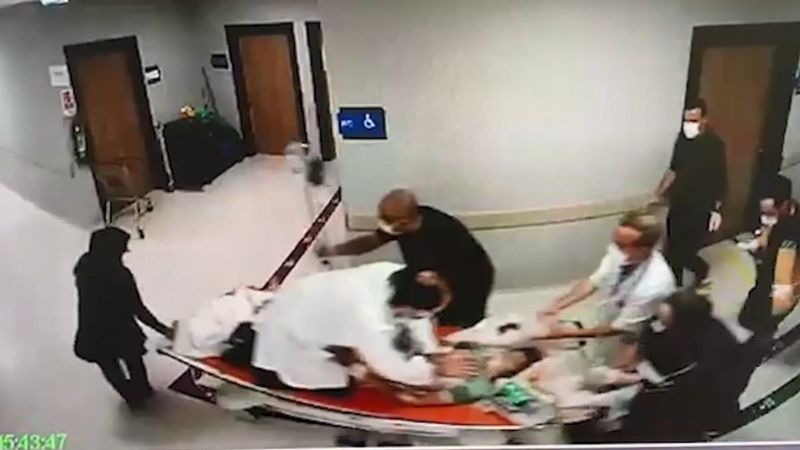 Yalova'da kalbine 13 santimetre korkuluk saplandı