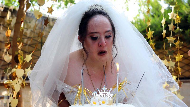 Gaziantep'te down sendromlu Tuğba'nın mutluluğu