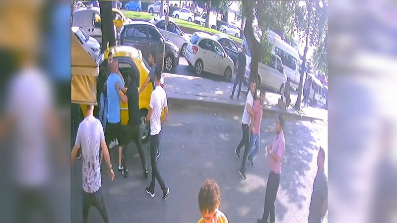 Zonguldak’ta kavga anları kameraya yansıdı