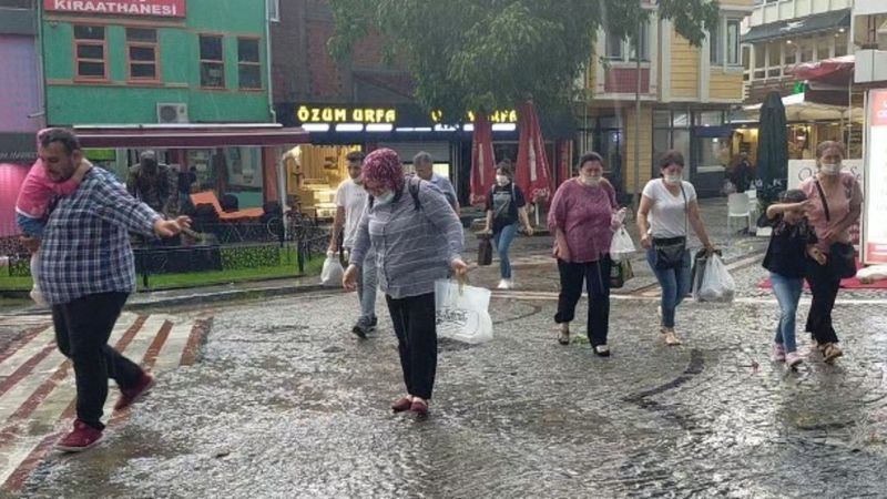 Edirne’de şiddetli yağış