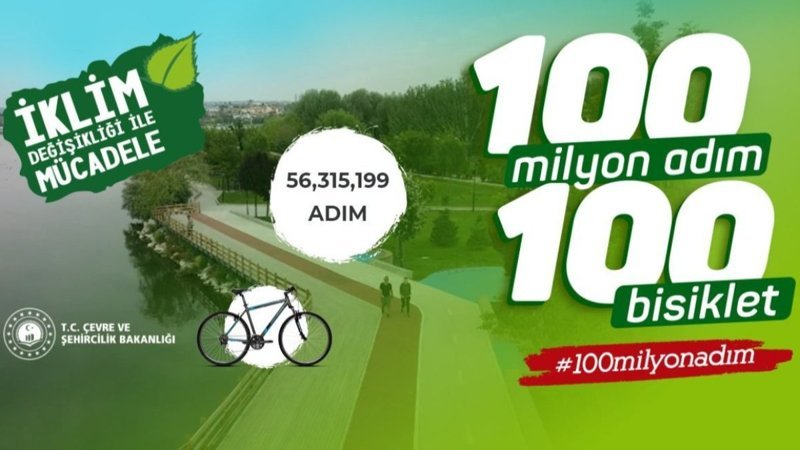 Sağlıklı bir hayat, temiz bir çevre için 100 Milyon Adım projesi