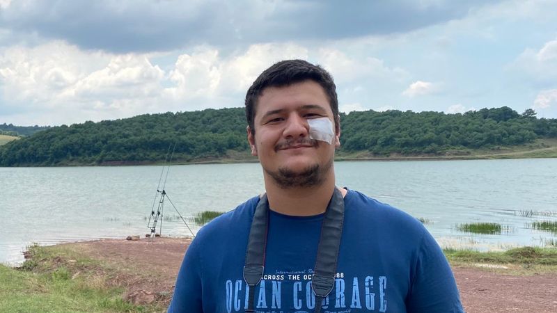 Saldırıya uğrayan İHA muhabiri Mustafa Uslu, görevinin başına döndü