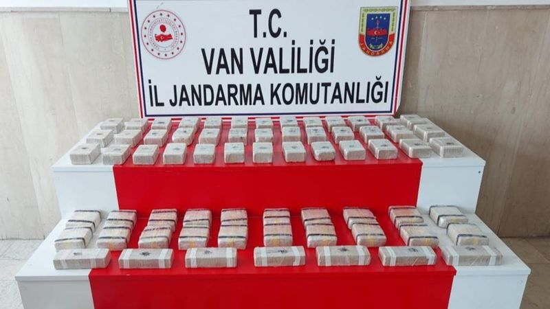 Van’da 41 kilogram eroin maddesi ele geçirildi