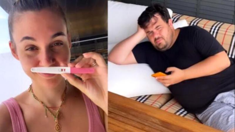 Gözlerine inanamadı! Berfu Yenenler'in 'hamilelik' şakasını duyan Eser'in o anları...