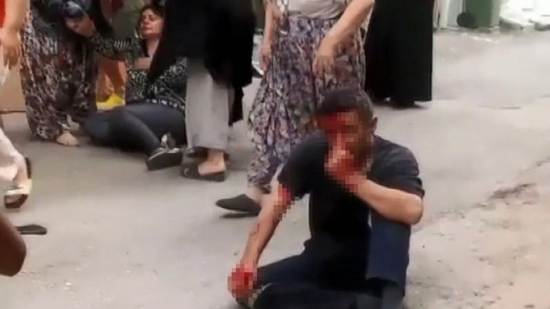 Bursa'da 5 yaşındaki kızı taciz eden şahsa meydan dayağı