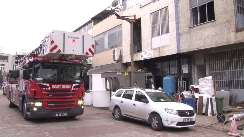 Başakşehir’deki Demirciler Sanayi sitesinde tüp patladı