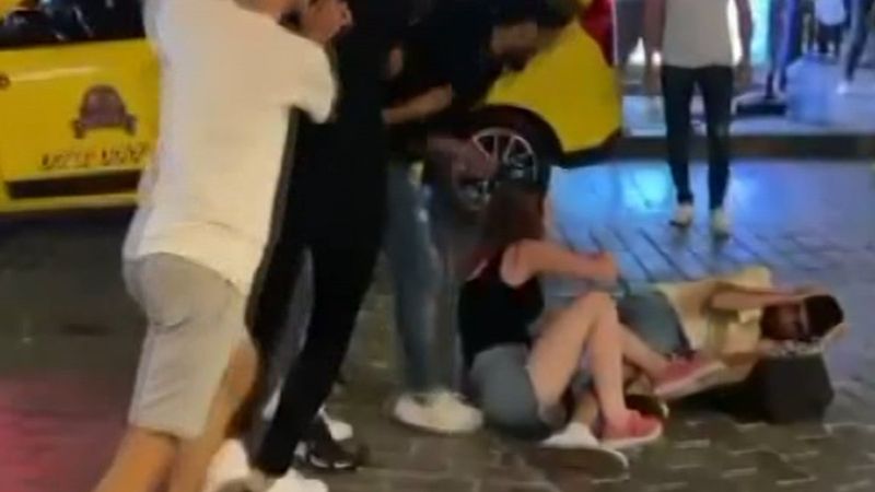 Antalya'da gençlerin kavgası