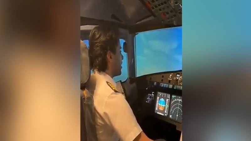 Pilotun havada Zuhruf Suresi'ni okuduğu o anlar