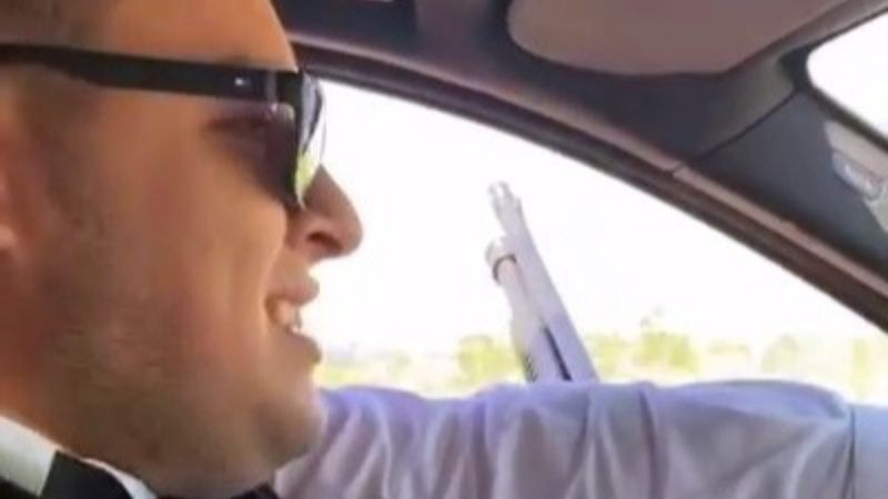 Sakarya'da magandalık yaptığı yetmedi, sosyal medyada da paylaştı