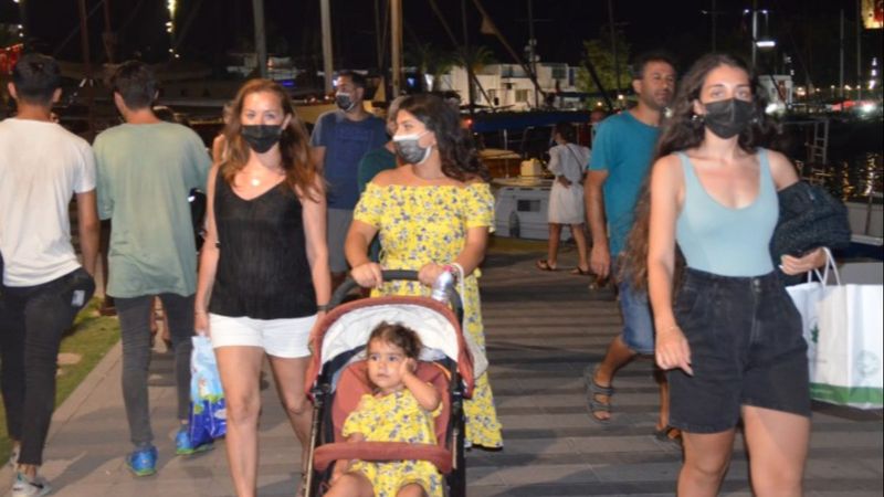 Bodrum'da bayram tatili yoğunluğu 