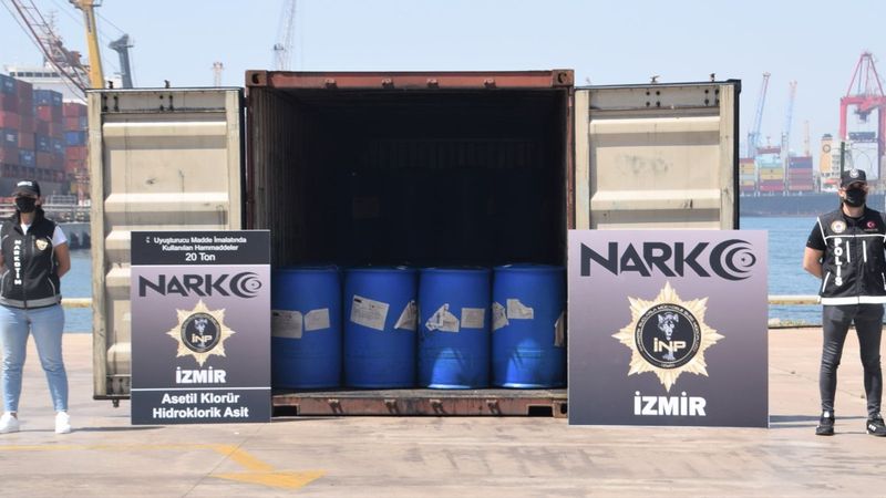 Çin’den gelen konteynerde 26 ton kimyasal madde yakalandı
