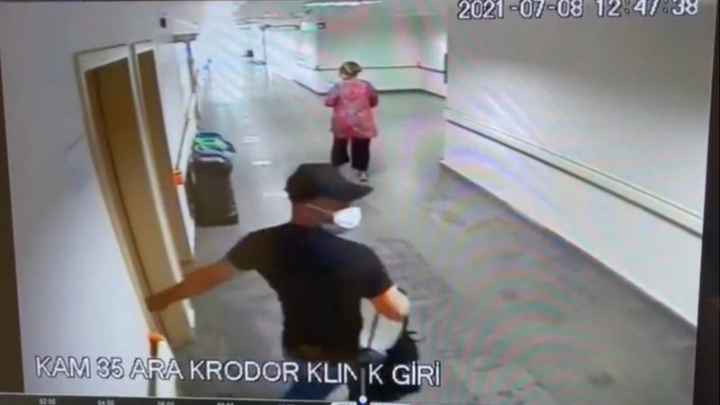 Sarıyer'deki hastane hırsızı, otobüs kartı sayesinde yakalandı