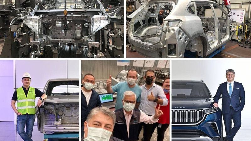 TOGG'dan ilk montaj paylaşımı