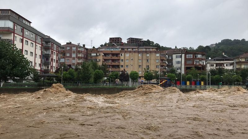 Rize'de selin ardından son durum