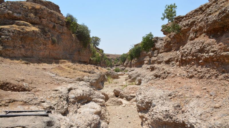 Şırnak’ta Bazamir Deresi kurudu