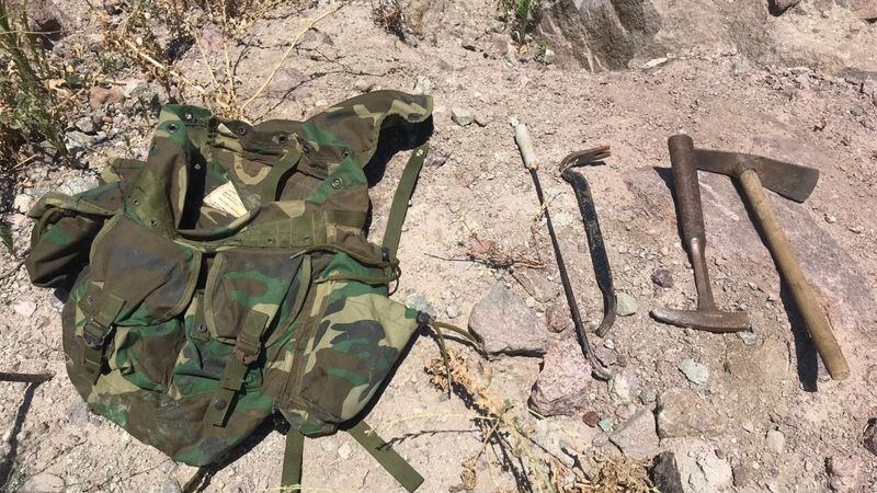 Manisa'da kaçak kazıya suçüstü