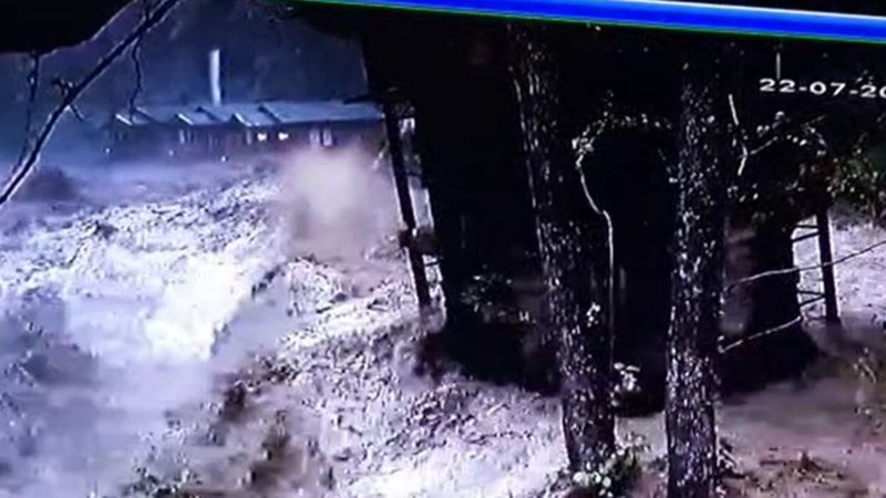 Rize’deki sel felaketinden yeni görüntüler