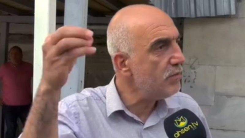 Sokak röportajında memleketin halini değerlendiren Malatyalı