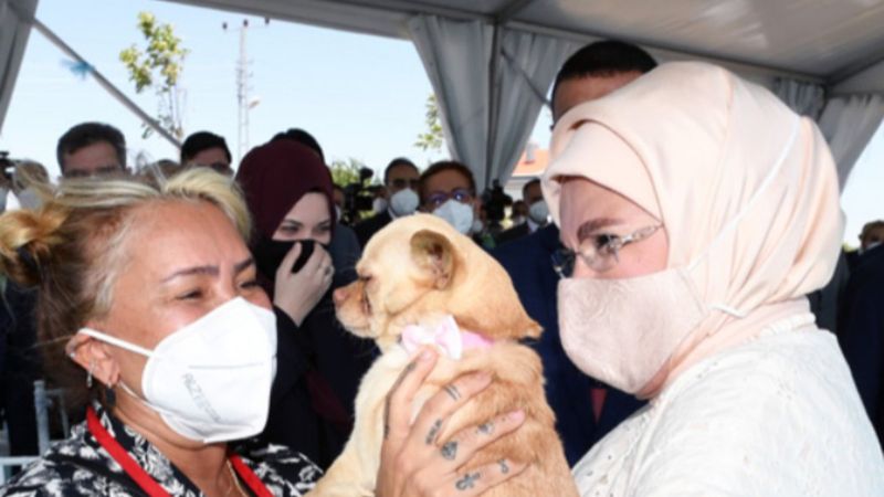 Yonca Evcimik, Emine Erdoğan aracılığıyla 'can dostu'nu buldu