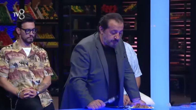MasterChef'te gergin anlar: Mehmet Şef bıçak fırlattı