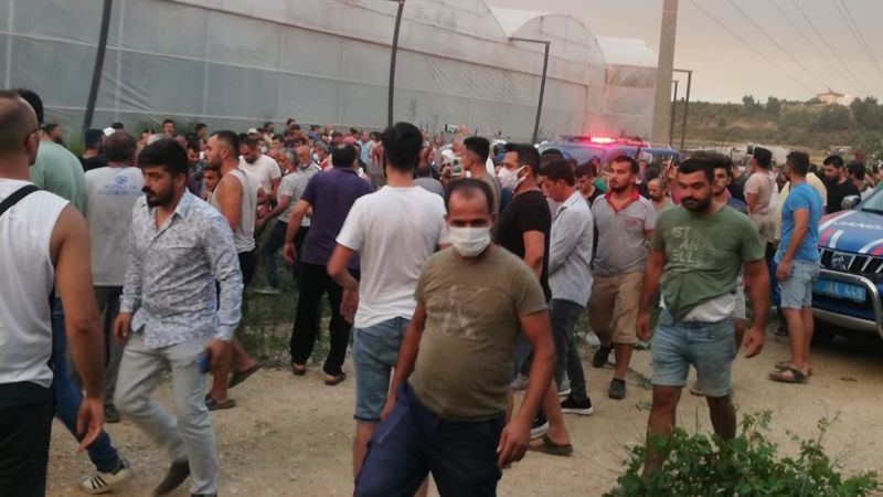 Antalya'da yangını çıkardığı öne sürülen kişilere linç girişimi