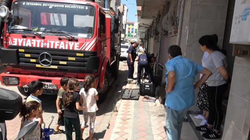 Sultangazi'de yılan paniği