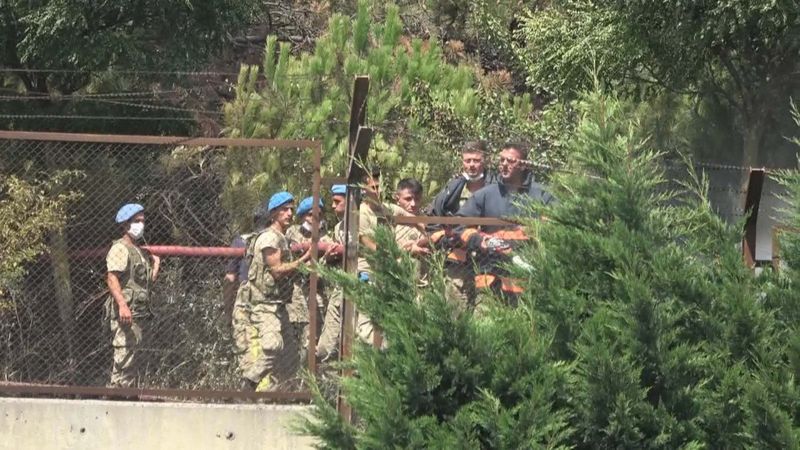 Esenler'de kışlada yangın 